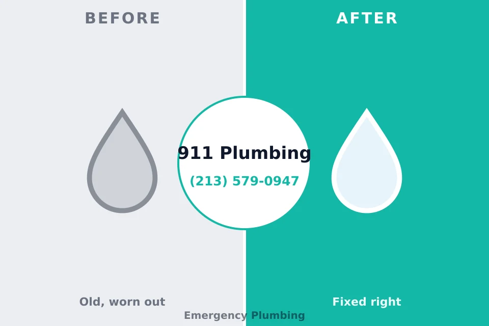 Before and after: plumbing company Flandreau, SD